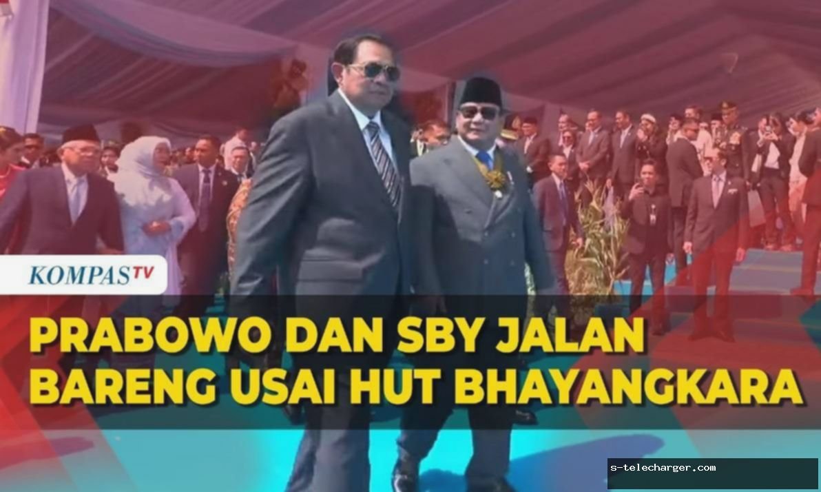Momen Prabowo dan SBY Jalan Berdampingan usai Upacara HUT ke-79 Bhayangkara